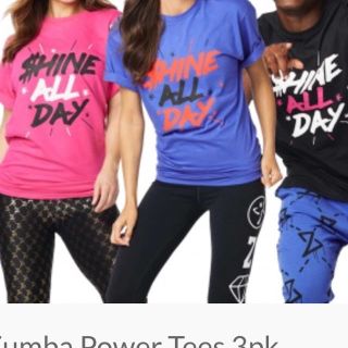 ズンバ(Zumba)のズンバＴシャツ 5月新作 正規品ピンク(トレーニング用品)