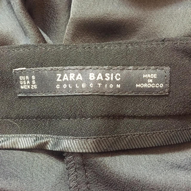 ZARA(ザラ)のZARA キュロットスカート ショートパンツ ブラック 黒 レディースのパンツ(キュロット)の商品写真