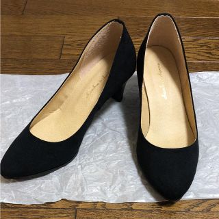 シャンブルドゥシャーム(chambre de charme)のシャンブルドゥシャーム 黒パンプス M(ハイヒール/パンプス)