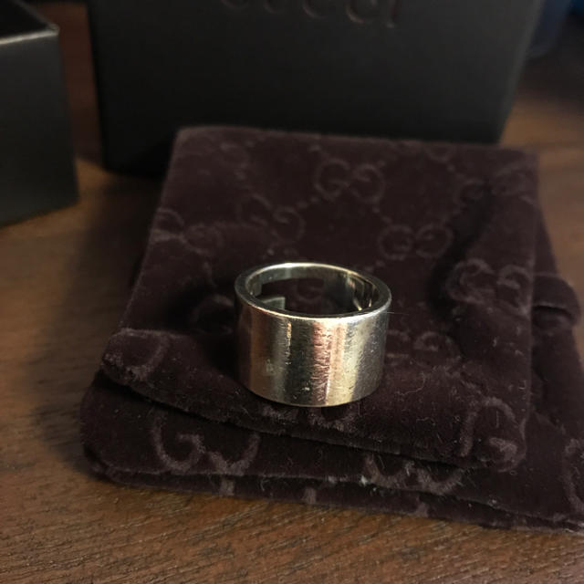 Gucci(グッチ)の✡️USEDにご理解いただける方✡️GUCCI silver ring 刻印13 レディースのアクセサリー(リング(指輪))の商品写真