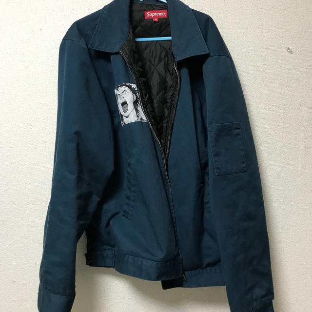 supreme akira work jacket ネイビー Mサイズ