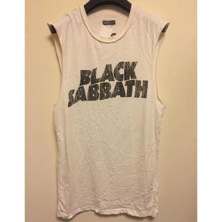 エイチアンドエム(H&M)の激レア H&M × BLACK SABBATH ノースリーブ Tシャツ XS(Tシャツ/カットソー(半袖/袖なし))