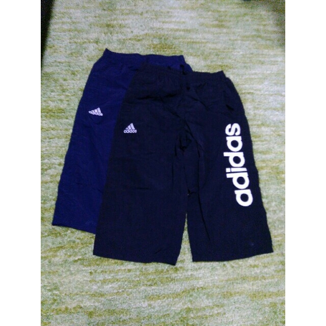 adidas(アディダス)のadidas　ハーフパンツ二枚組 キッズ/ベビー/マタニティのキッズ服男の子用(90cm~)(パンツ/スパッツ)の商品写真