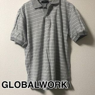 グローバルワーク(GLOBAL WORK)のグローバルワーク メンズ ボーダー ポロシャツ(ポロシャツ)