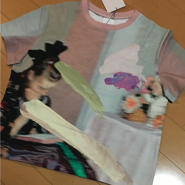 Ameri VINTAGE(アメリヴィンテージ)のAmeriVINTAGE  EMILIA  PAINT Tシャツ レディースのトップス(Tシャツ(半袖/袖なし))の商品写真