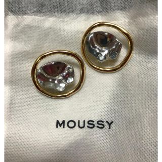 マウジー(moussy)のMOUSSY クリアベール イヤリング(イヤリング)