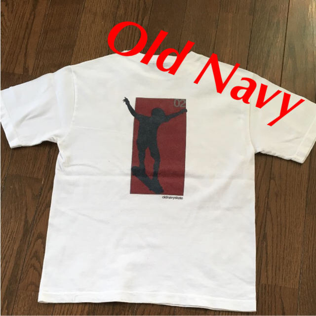 Old Navy(オールドネイビー)のOld Navy Tシャツ 米購入 コットン ホワイト M レディースのトップス(Tシャツ(半袖/袖なし))の商品写真