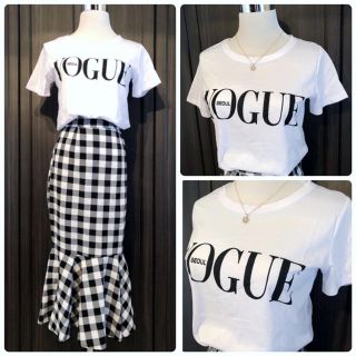 大人気♬*゜VOGUE t ヴォーグ Tシャツ ロゴ カットソー★(Tシャツ(半袖/袖なし))