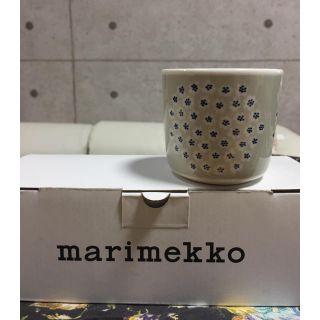 マリメッコ(marimekko)のマリメッコ ラテマグ グレーPUKETTI (グラス/カップ)