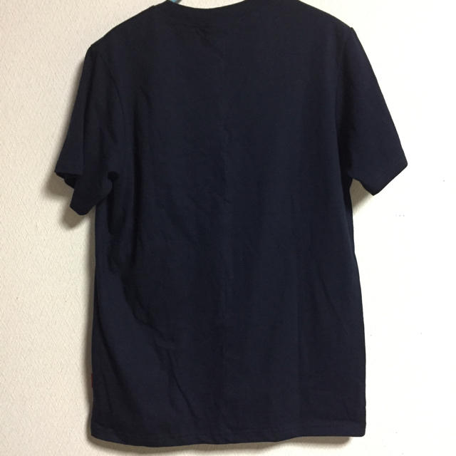 紺色 ロゴTシャツ レディースのトップス(Tシャツ(半袖/袖なし))の商品写真
