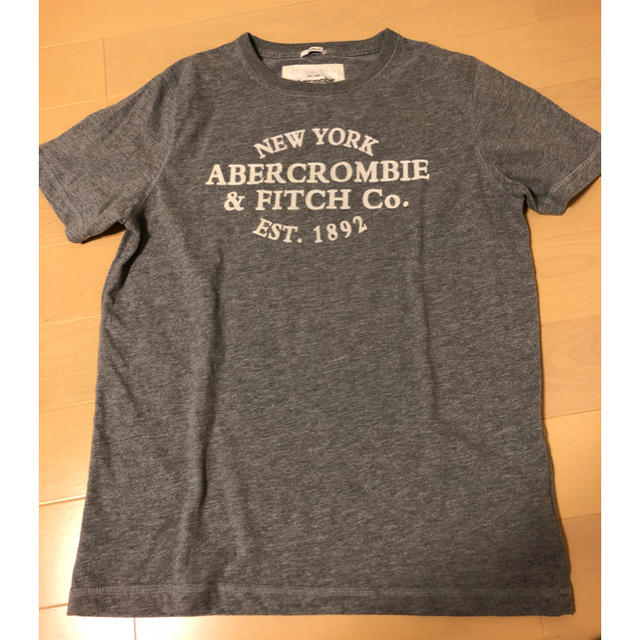 Abercrombie&Fitch(アバクロンビーアンドフィッチ)の★アバクロ グレーＴシャツ Lサイズ メンズのトップス(Tシャツ/カットソー(半袖/袖なし))の商品写真