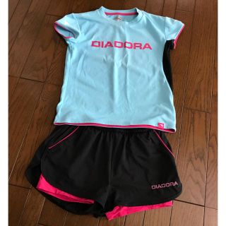 ディアドラ(DIADORA)のディアドラ プラクティス シャツ 短パン(ウェア)