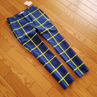 スライ(SLY)の新品タグ付き　SLY　チェック　クロップド　パンツ　0(クロップドパンツ)