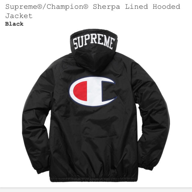 L Supreme champion 17aw hooded jacket