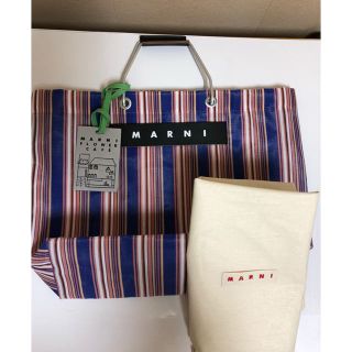 マルニ(Marni)のぴぃー様専用マルニフラワーカフェ ストライプバッグ(トートバッグ)