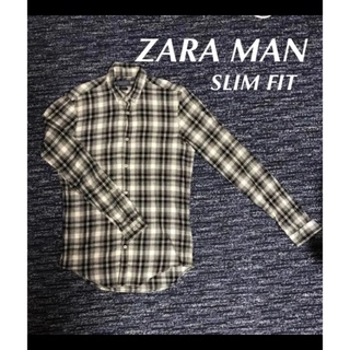 ザラ(ZARA)のZARA MAN チェックシャツ(シャツ)