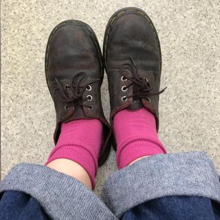 ドクターマーチン(Dr.Martens)のドクターマーチン3ホールUK５(ローファー/革靴)