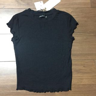 ベルシュカ(Bershka)のXSサイズ 黒Tシャツ(Tシャツ(半袖/袖なし))