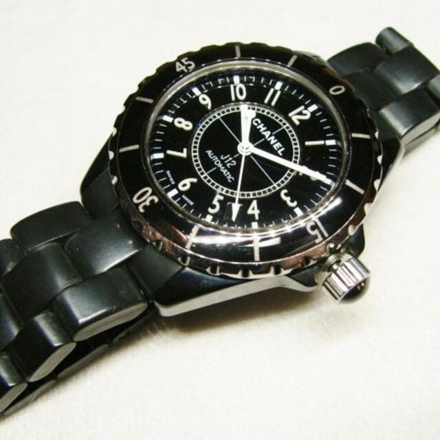 CHANEL - CHANELシャネル◇J12セラミック38mmラバーベルト CHANEL - CHANELシャネル◇J12セラミック38mmラバーベルト
