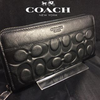 コーチ(COACH)のプレゼント用❣️新品コーチ長財布F74999 エンボスドシグネチャーレザー(長財布)