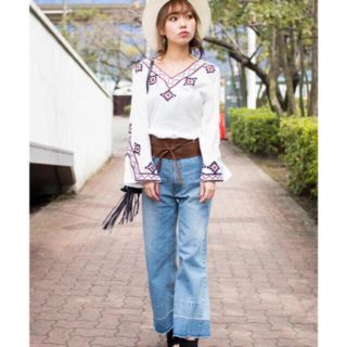 スプレイ(SpRay)の本日限定価格！グラデーションクロップド ワイドパンツ(その他)