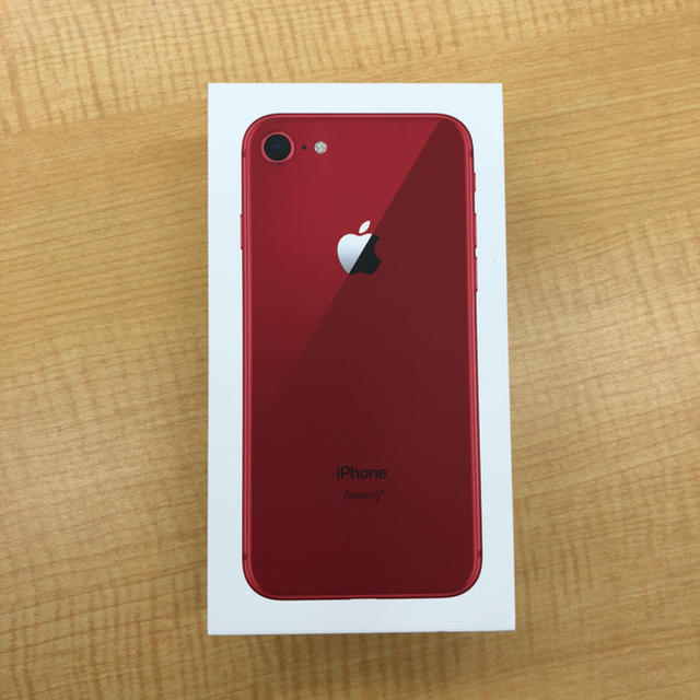 iPhone8 RED 256GB 新品未使用スマートフォン/携帯電話