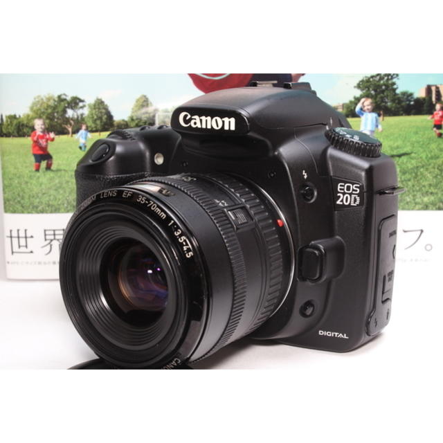 Canon キャノン EOS 20D レンズセット★Wifi転送CFカード付