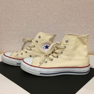 コンバース(CONVERSE)の緊急値下☆ CONVERSE ALL STAR ハイカット アイボリー 22cm(スニーカー)