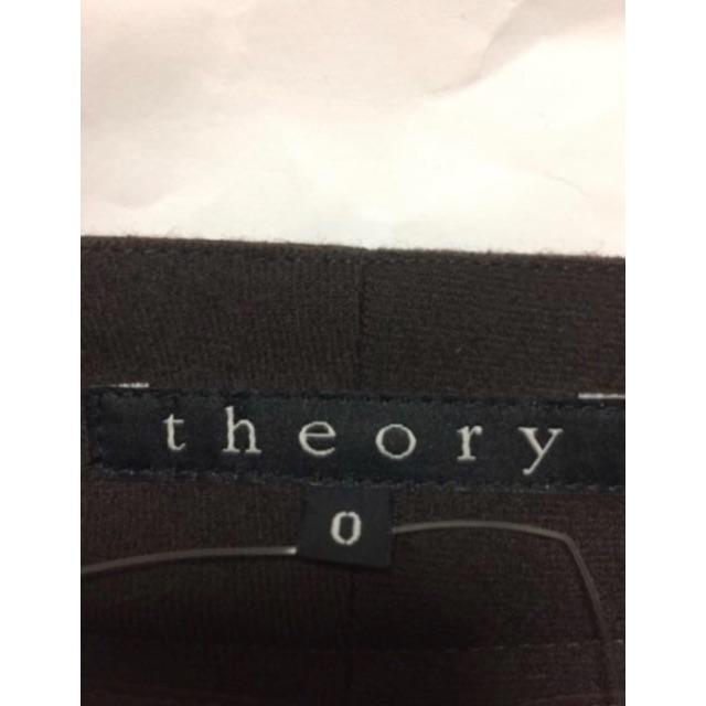 theory(セオリー)の新品同様セオリースラックスパンツダークブラウン レディースのパンツ(その他)の商品写真