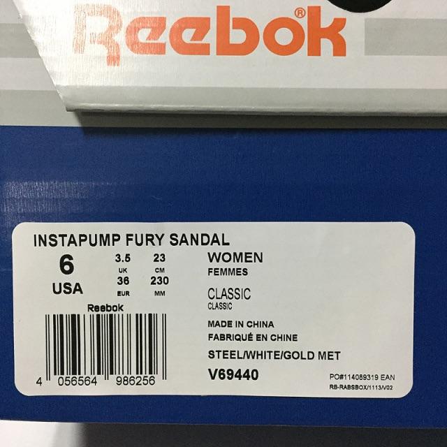 Reebok(リーボック)の新品 23cm リーボック インスタ ポンプ フューリー サンダル 白 レディースの靴/シューズ(スニーカー)の商品写真