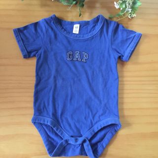 ベビーギャップ(babyGAP)の✨baby GAPベビーギャップ♡半袖ロンパース♡青♡INFANT18-24M✨(Tシャツ/カットソー)