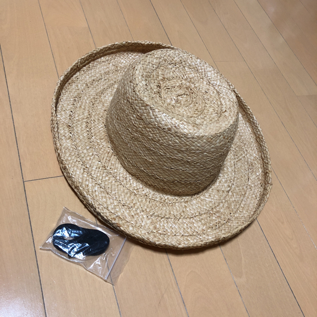 CA4LA(カシラ)のHOLIDAY✖️CA4LA ストローリボンハット レディースの帽子(麦わら帽子/ストローハット)の商品写真