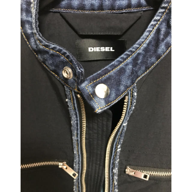 DIESEL(ディーゼル)のディーゼル DIESEL 新作 ジャケット ブルゾン デニム ナイロン 美品 メンズのジャケット/アウター(ブルゾン)の商品写真