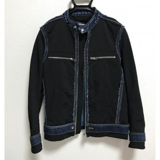 ディーゼル(DIESEL)のディーゼル DIESEL 新作 ジャケット ブルゾン デニム ナイロン 美品(ブルゾン)