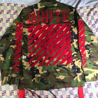 オフホワイト(OFF-WHITE)のOff white ミリタリージャケット XS(ミリタリージャケット)