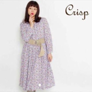 クリスプ(Crisp)の花柄2wayワンピース(ひざ丈ワンピース)