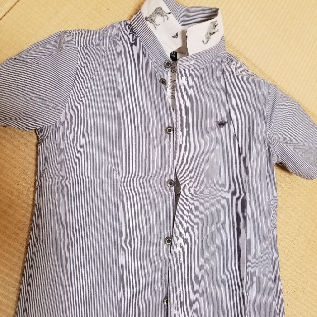 ARMANI JUNIOR(アルマーニ ジュニア)のアルマーニJr.　半袖リバーシブルシャツ キッズ/ベビー/マタニティのキッズ服男の子用(90cm~)(Tシャツ/カットソー)の商品写真