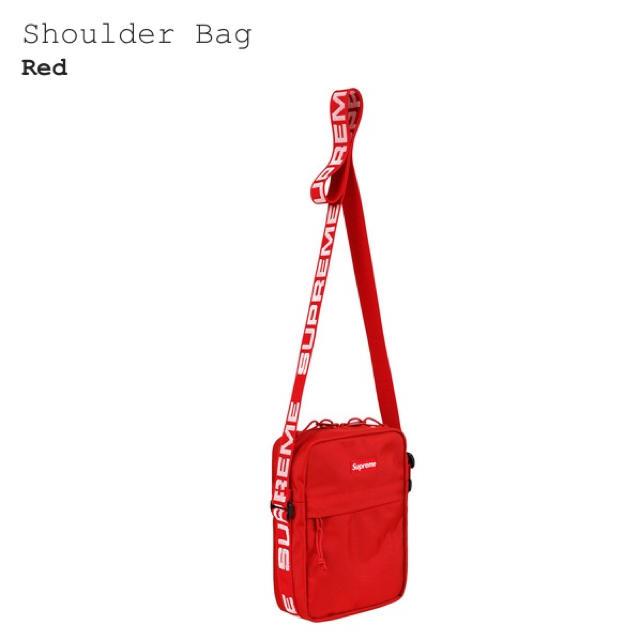 supreme Shoulder Bag Red