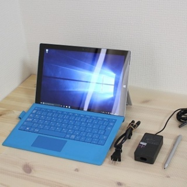 Microsoft(マイクロソフト)のSurface Pro3 (Corei5/4G/128G/Win10/カバー付) スマホ/家電/カメラのPC/タブレット(タブレット)の商品写真