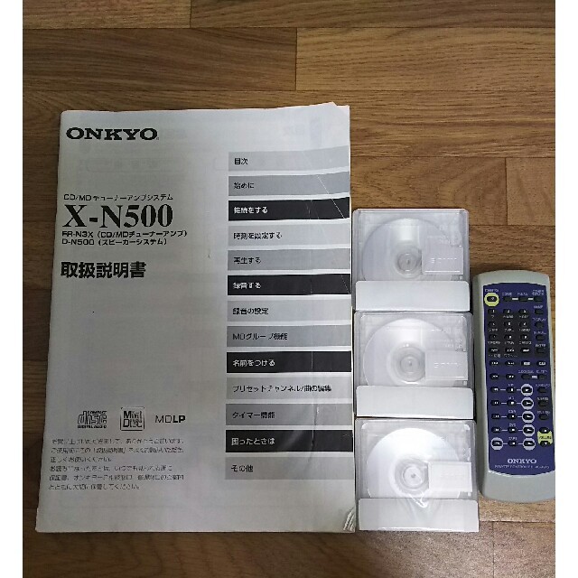 ONKYO(オンキヨー)のONKYO CD MDコンポ スピーカー スマホ/家電/カメラのオーディオ機器(スピーカー)の商品写真