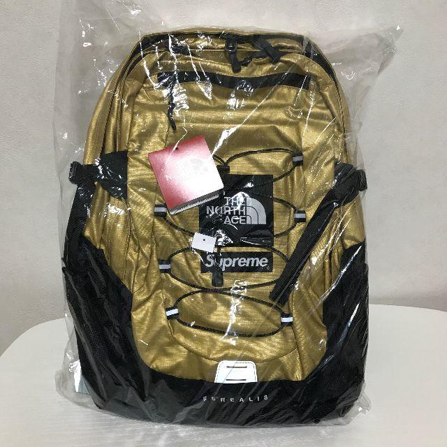 2022人気の Supreme - 金 Backpack Borealis Metallic FACE NORTH バッグパック/リュック