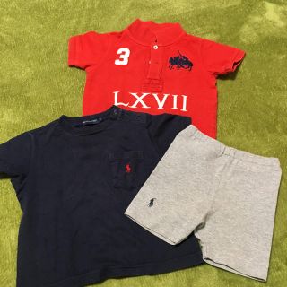 ラルフローレン(Ralph Lauren)のラルフローレン ポロシャツ Ｔシャツ 短パンセット(Ｔシャツ)