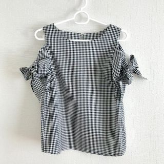 アンドクチュール(And Couture)の《美品♡》ギンガムチェックブラウス(シャツ/ブラウス(半袖/袖なし))