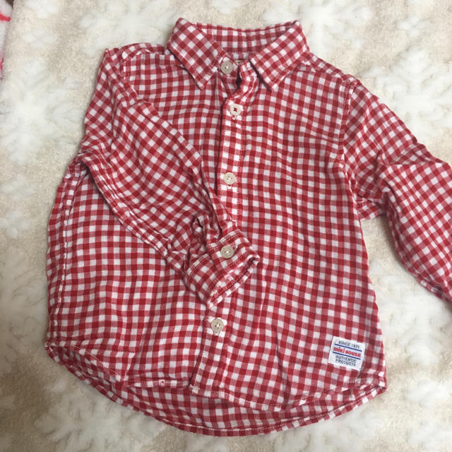 mikihouse(ミキハウス)のミキハウス シャツ キッズ/ベビー/マタニティのキッズ服女の子用(90cm~)(ブラウス)の商品写真