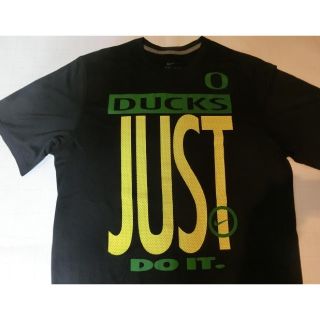 ナイキ(NIKE)のナイキ 【DRI FIT】オレゴン大【Just Do It】プリントT US S(アメリカンフットボール)