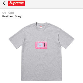 シュプリーム(Supreme)のsupreme  TV TEE グレー Mサイズ(Tシャツ/カットソー(半袖/袖なし))