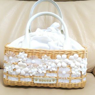 新品 タグ付き トッカ FLOWER RATTAN かごバッグ

 TOCCA