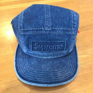 シュプリーム(Supreme)の16ss supreme emboss denim cap(キャップ)