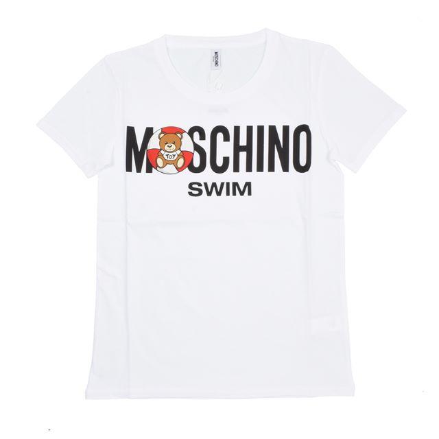 MOSCHINO(モスキーノ)のMOSCHINO モスキーノ SWIM レディ　半袖ＴシャツＬ レディースのトップス(Tシャツ(半袖/袖なし))の商品写真