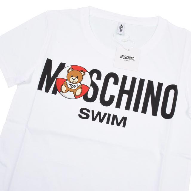 MOSCHINO(モスキーノ)のMOSCHINO モスキーノ SWIM レディ　半袖ＴシャツＬ レディースのトップス(Tシャツ(半袖/袖なし))の商品写真